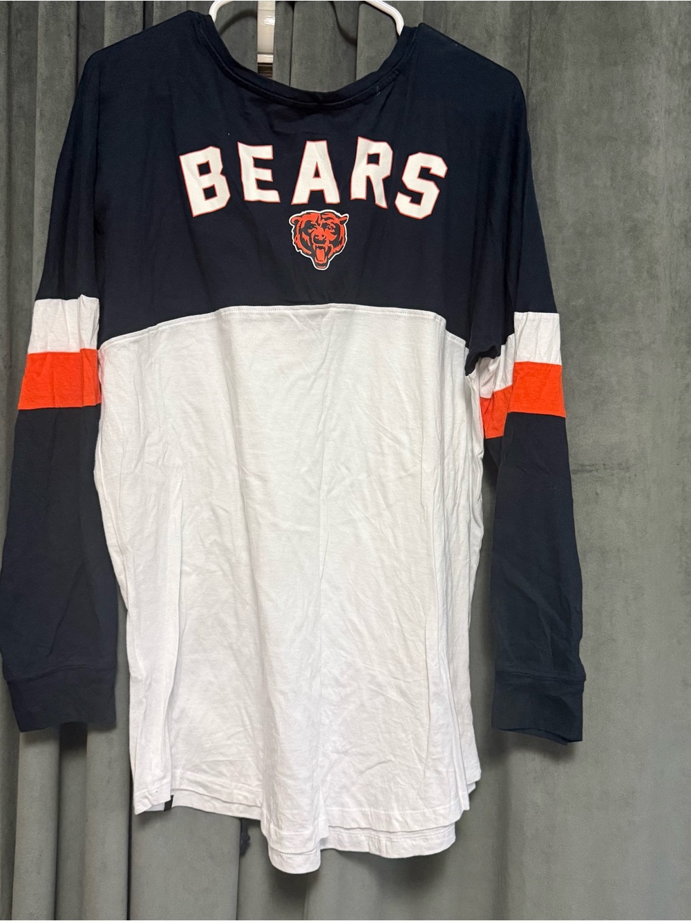NFL Team Apparel Chicago Bears Women’s Large Athletic Varsity Oversized Relaxed - Picture 3 of 3